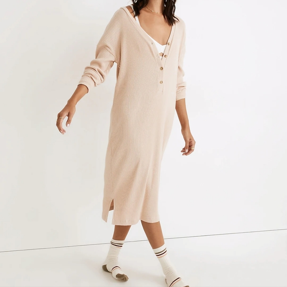 Madewell Cream Maxi Dress